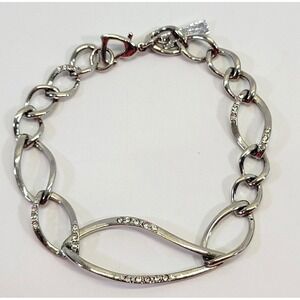 Name Brand Women's Rhinestone Fashion Statement Bracelet Jewelry EUC Sparkle